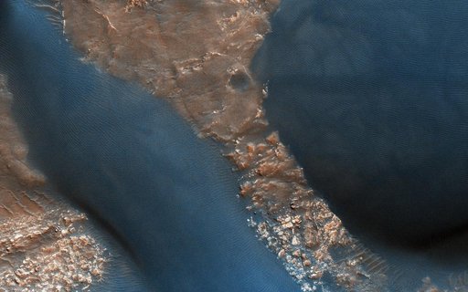 Active Dunes in Wirtz Crater