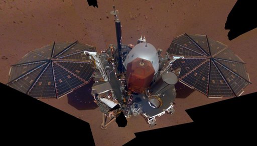 InSight's First Selfie