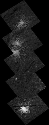 Stars on Occator's Floor