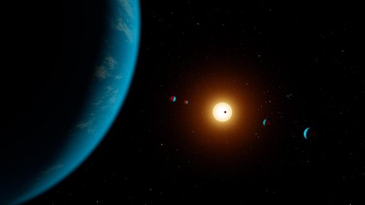 K2-138 6 Planets Artwork (Artist's Illustration)