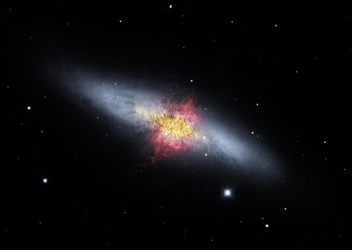 The Cigar Galaxy's Magnetic Field