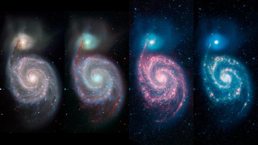 A Whirlpool 'Warhol' Shows Galaxy in Different Light
