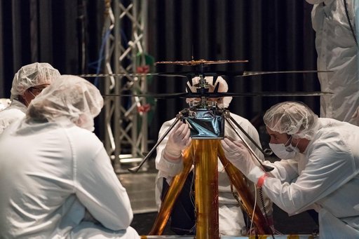 Working Mars Helicopter