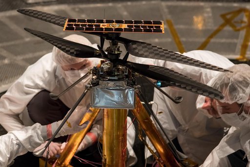 Inspecting Mars Helicopter