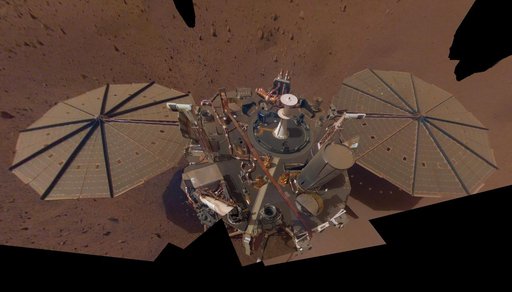 InSight's Dusty Selfie