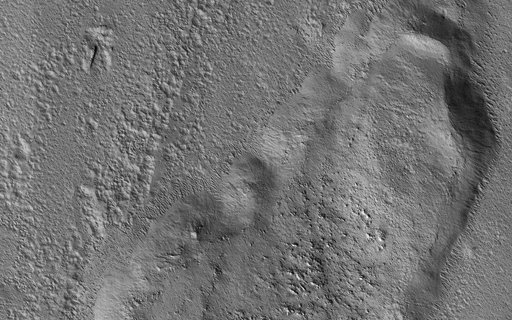 Tooting Crater Ejecta