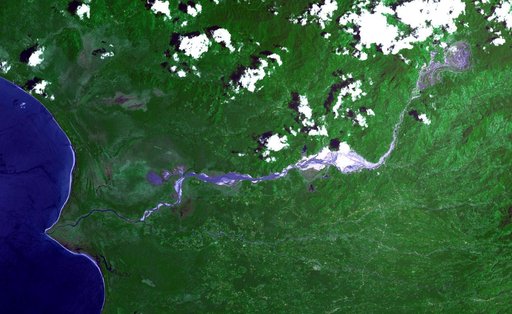 Panguna Copper Deposit, Papua New Guinea