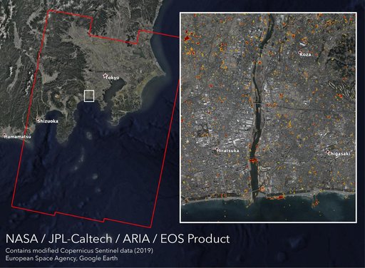 New ARIA Map Shows Damage from Typhoon Hagibis