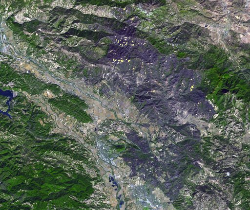 ASTER Sees Kincade Fire Damage From Space