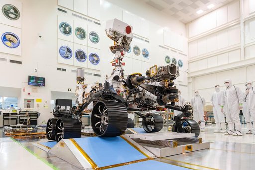 Mars 2020 Rover Is Roving