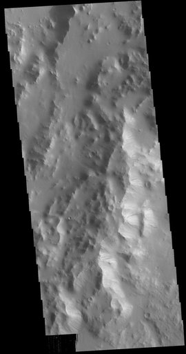 Orcus Patera Dark Slope Streaks