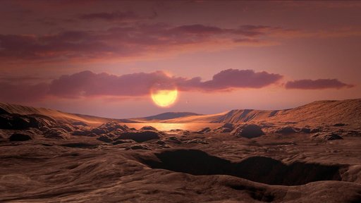 Kepler Planet 1649c Artist's Illustration From Space