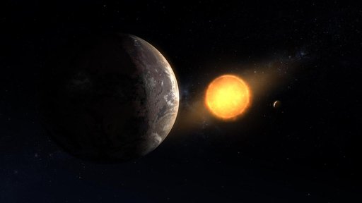 Kepler Planet 1649c Surface View Artist's Concept