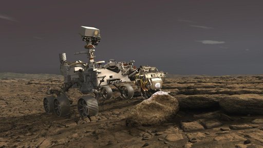 PIXL Takes Aim at Rocks (Illustration)