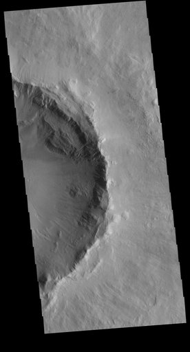 Utopia Planitia Crater