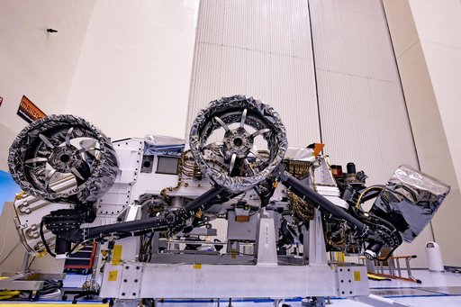 Wheels Up for Perseverance Rover
