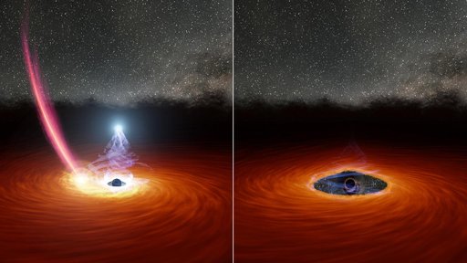 Black Hole Corona's Disappearing Act (Illustration)