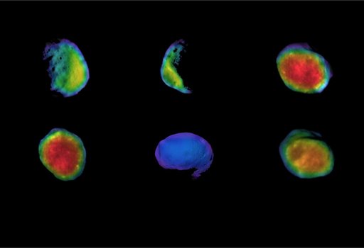 Odyssey's Six Views of Phobos