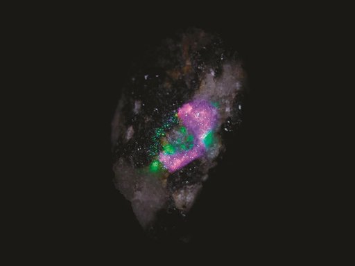 Mineral Map Created During a Test of SHERLOC