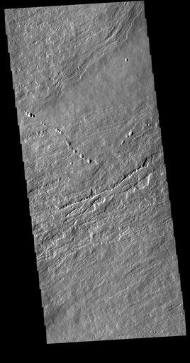 Olympus Mons Lava Flows