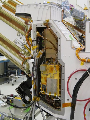 Mars Helicopter Base Station on Perseverance Rover