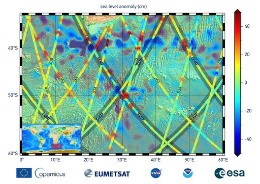 Sentinel-6 Michael Freilich First Light Sea Level