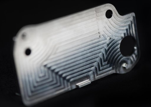 Close-up of 3D printed MOXIE Heat Exchanger
