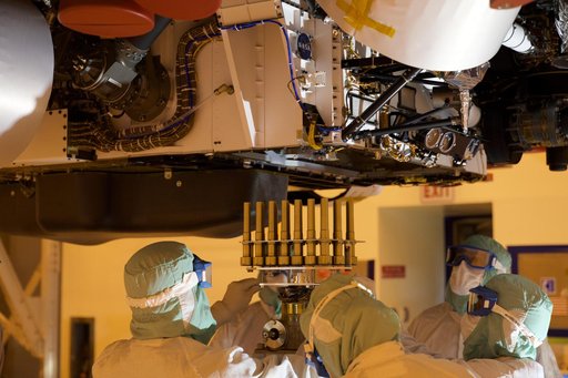 Installing Perseverance's Sample Tubes