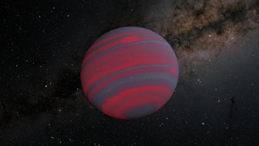 A Swiftly Rotating Brown Dwarf (Illustration)