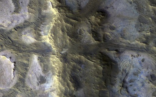 A Technicolor Mound near Oxia Planum