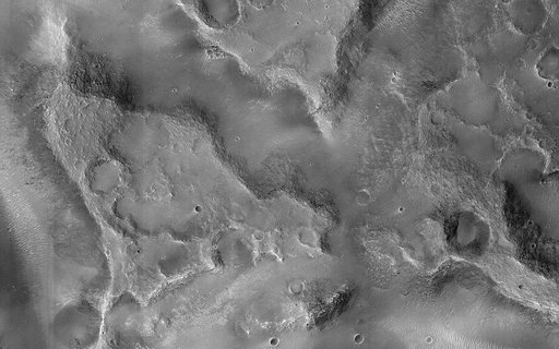 Fractured Blocks on a Crater Floor