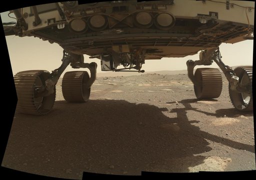 WATSON Spies Ingenuity on Perseverance Rover's Belly