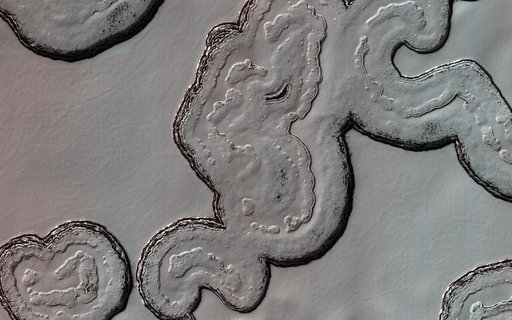 South Polar Cap Terrain