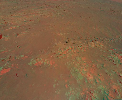 Jezero Crater's Raised Ridges in 3D