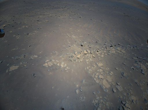 Aerial View of Jezero Crater's Raised Ridges
