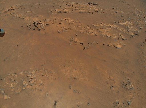 Ingenuity Spots Raised Ridges During Ninth Flight