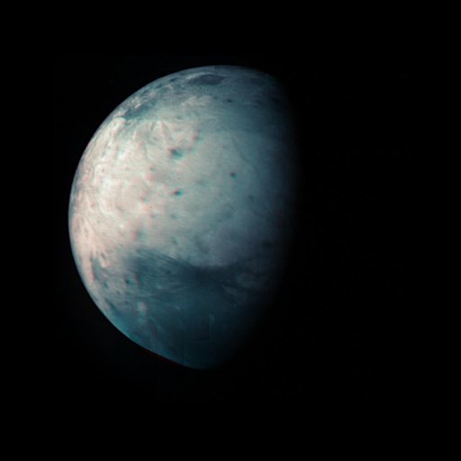Ganymede in Infrared