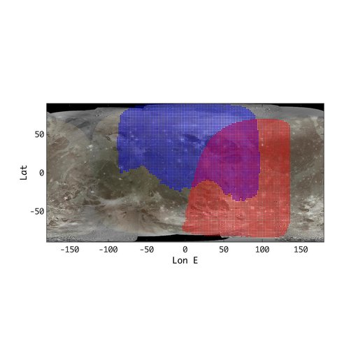 Ganymede Coverage by the JIRAM Instrument Aboard Juno