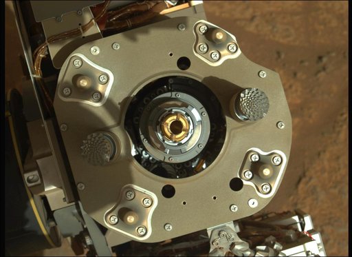 Sample Tube in Perseverance's Coring Drill