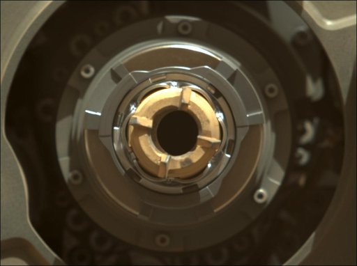 Perseverance's Drill After Cleaning Operation