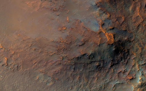 A Colorful Landslide in Eos Chasma