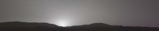Mastcam-Z's First Martian Sunset