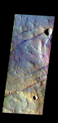 Sirenum Fossae - False Color