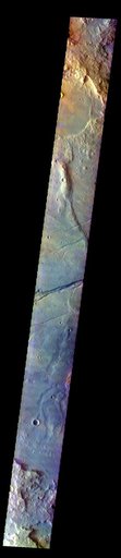 Sirenum Fossae - False Color