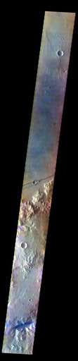 Sirenum Fossae - False Color