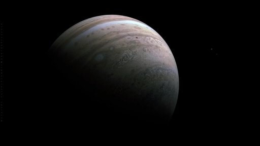 NASA's Juno Spacecraft Glimpses Jupiter's Moons Io and Europa