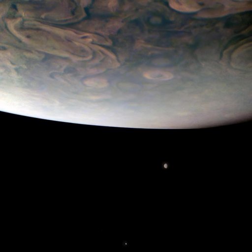 NASA's Juno Mission Spots Two Jovian Moons