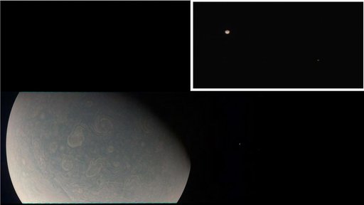 Jupiter With Io and Callisto