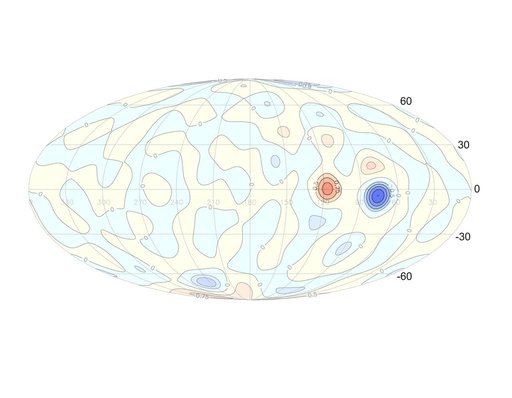 Mapping the Great Blue Spot