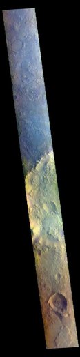 Terra Sabaea - False Color